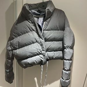 PLT grey reflective jacket size 4. NWT